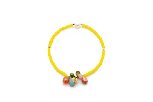 Perlenarmband “MALA SINGLE 6DROPS LEMON TWIST” (SSK05)