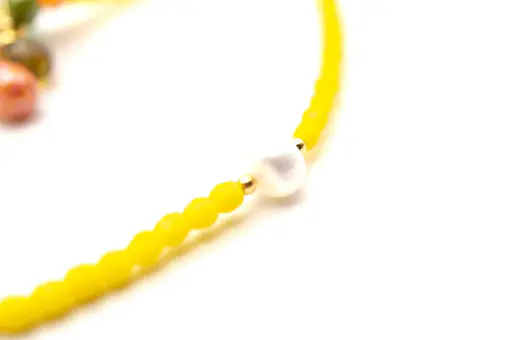 Perlenarmband “MALA SINGLE 6DROPS LEMON TWIST” (SSK05)