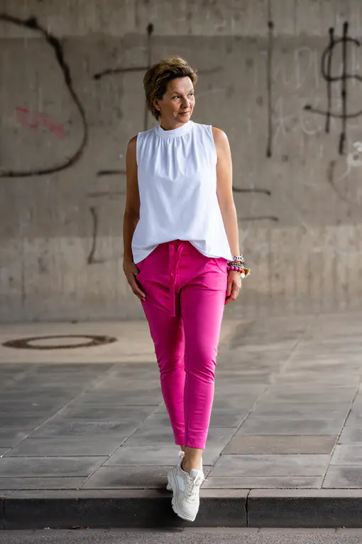 Leichte Bluse “PHILIPPA” (BA17) / Joggerhose “PRISKA” (FJ)