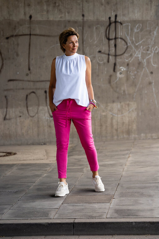 Leichte Bluse “PHILIPPA” (BA17) / Joggerhose “PRISKA” (FJ)