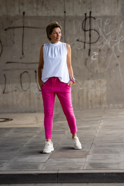 Leichte Bluse “PHILIPPA” (BA17) / Joggerhose “PRISKA” (FJ)