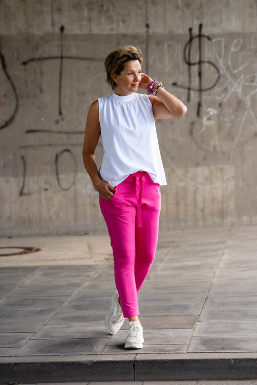 Leichte Bluse “PHILIPPA” (BA17) / Joggerhose “PRISKA” (FJ)