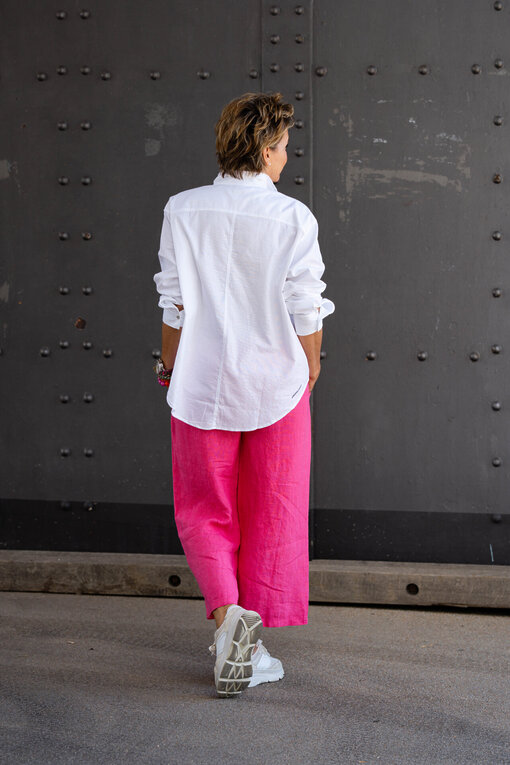 Pique Bluse “ANIKE” (10D74) / Leinen Culotte Hose “MERLE” (H11)