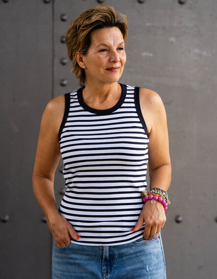 SENSES. THE LABEL - Streifen Tank Top "CALLE" (SE19)