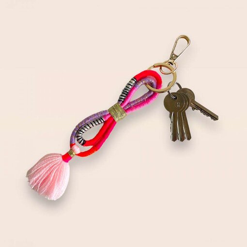 Schlüsselanhänger “INFINITY WRAP” rosa/ lila (NOI31)