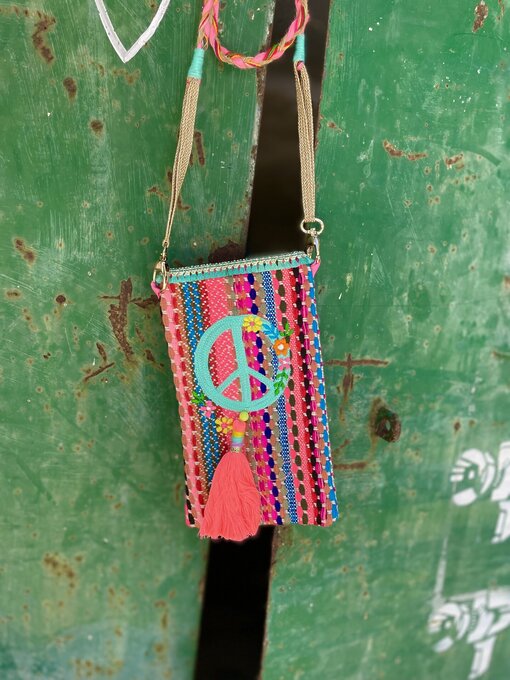 Farbenfrohe Handytasche “PEACE 24” (NOI15)