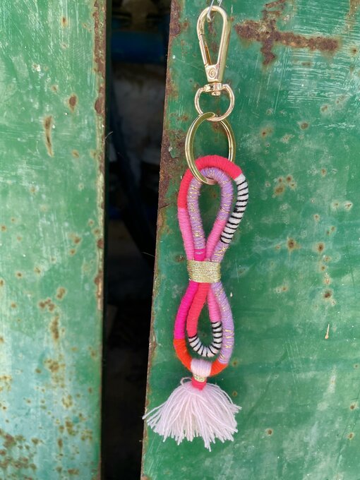 Schlüsselanhänger “INFINITY WRAP” rosa/lila (NOI31)