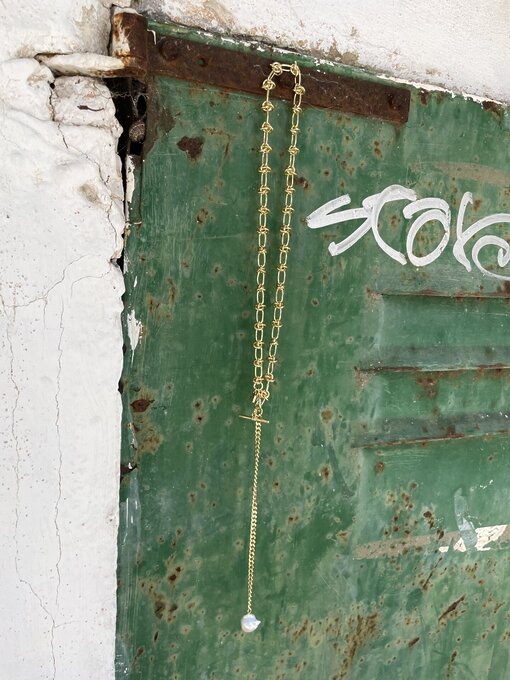 Necklace “CHAIN PEARL” (IC68)