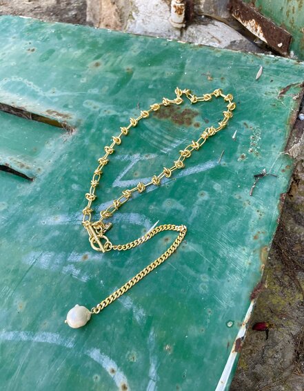 ICON – Necklace "CHAIN PEARL" (IC68)