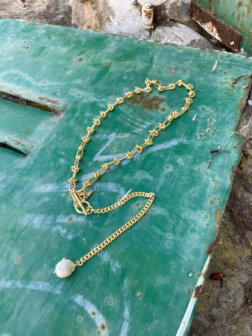 Necklace “CHAIN PEARL” (IC68)