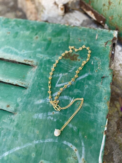 Necklace “CHAIN PEARL” (IC68)