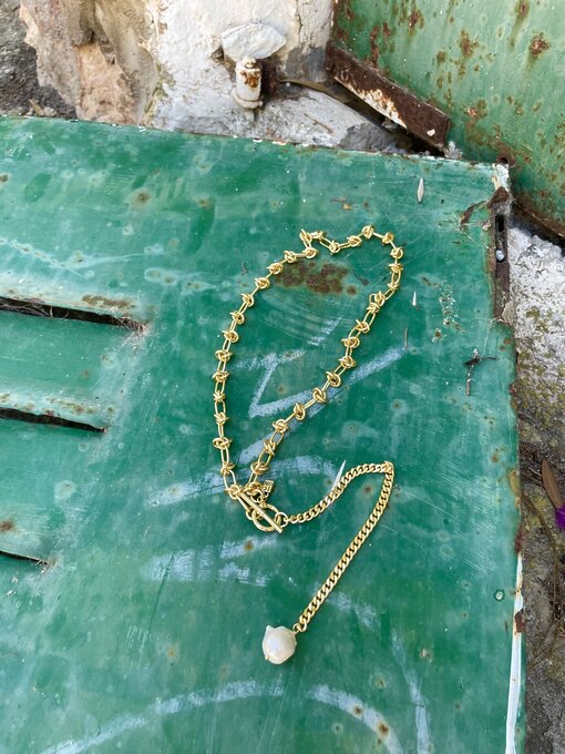 Necklace “CHAIN PEARL” (IC68)