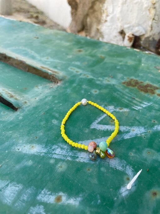Perlenarmband “MALA SINGLE 6DROPS LEMON TWIST” (SSK05)
