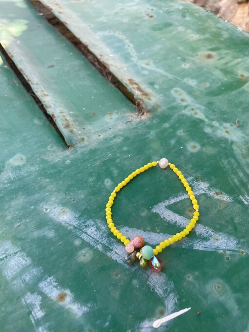 Perlenarmband “MALA SINGLE 6DROPS LEMON TWIST” (SSK05)