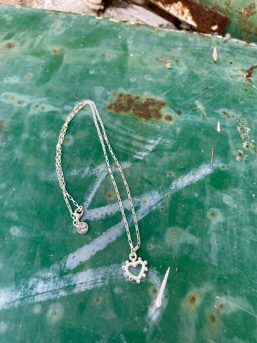 “FINE JEWELRY DOTTED HEARTS” silber (SSK143)