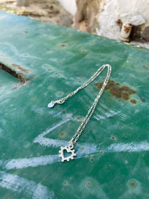 “FINE JEWELRY DOTTED HEARTS” silber (SSK143)