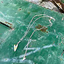 “FINE JEWELRY PAPER – CLIP mini HEART” silber (SSK151)/Kette “FINE JEWELRY” silber (SSK150)