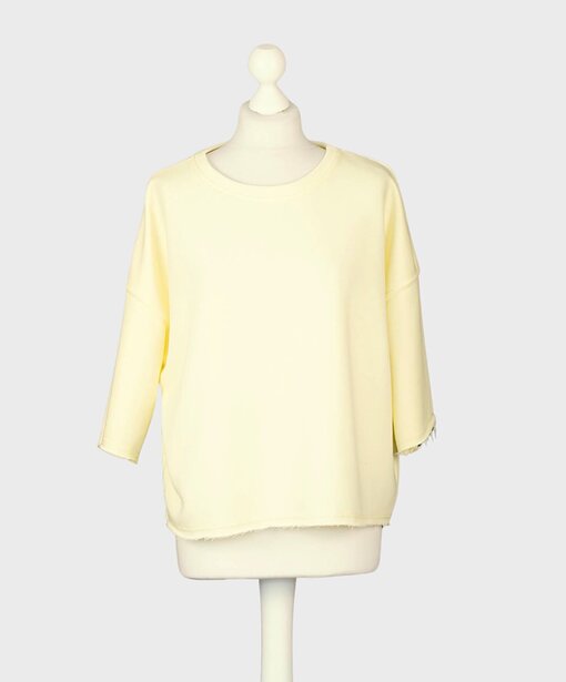 Kurzarm Sweater “NOOR” gelb (GW26)