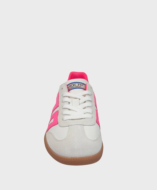 Retro Sneaker “Cloud-Leather” – fluo/pink (BB07)