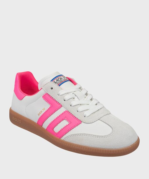 Retro Sneaker “Cloud-Leather” – fluo/pink (BB07)