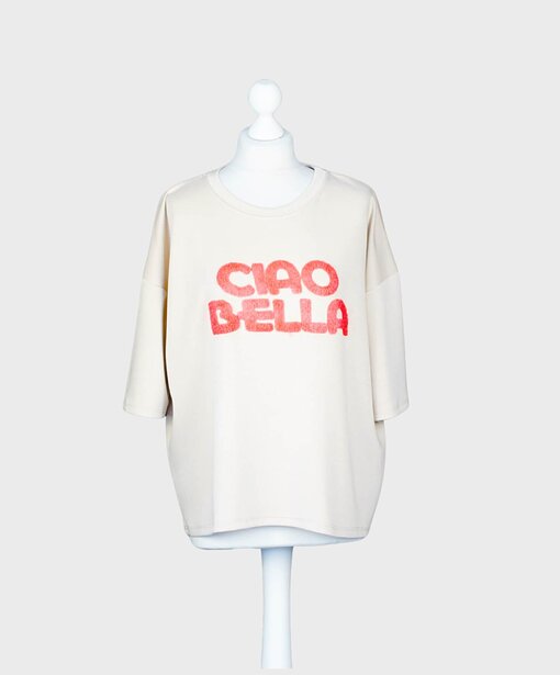 Softes Shirt “CIOA BELLA” beige (GW14)