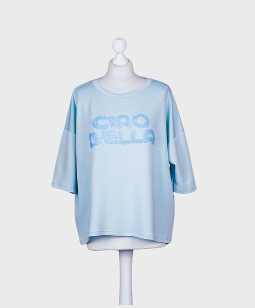 Softes Shirt “CIOA BELLA” hellblau (GW14)