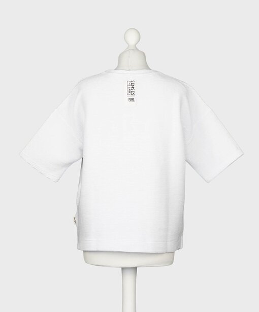 Kurzarm Sweater “MONIKA” opticwhite (SE16)