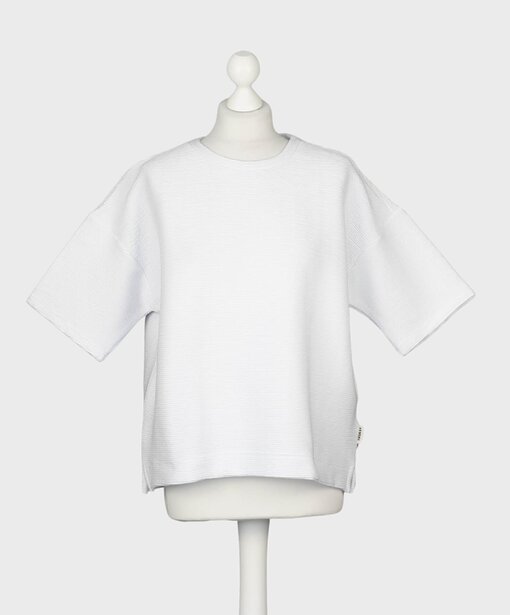 Kurzarm Sweater “MONIKA” opticwhite (SE16)