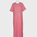 Streifenkleid “MAGGIE” rosa/rot (GW78)