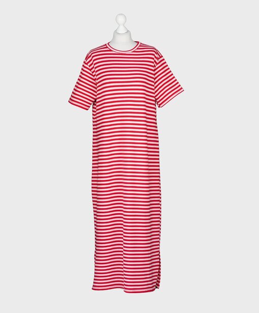 Streifenkleid “MAGGIE” rosa/rot (GW78)