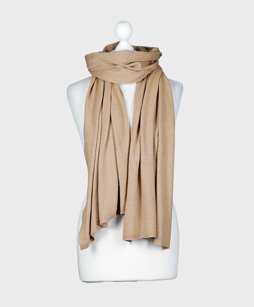 Feinstrickschal “MONA” caramel (AS02)