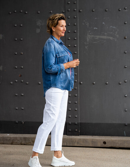 FRAUENSACHE - Sommer Denim Bluse "REGNA" (GW21)
