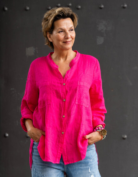 FRAUENSACHE - Leinenbluse "SABALENA" (GW74)
