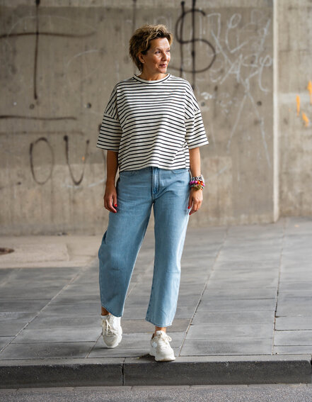 ELIAS RUMELIS - Jeans "YOANA" - willow blue (ER37)