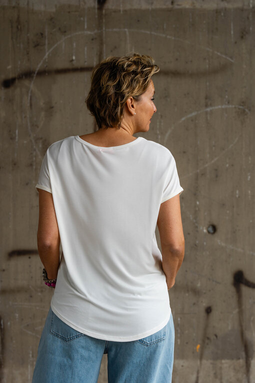 Softes Shirt “JOANNA” wollweiß (BA44)