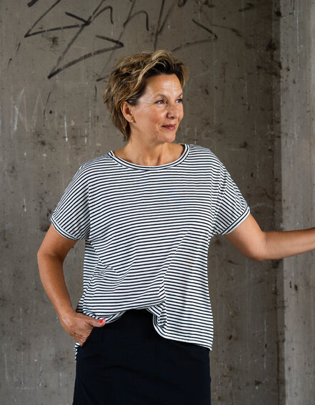 FRAUENSACHE - Lässiges Streifenshirt "FREJA" (BA06)