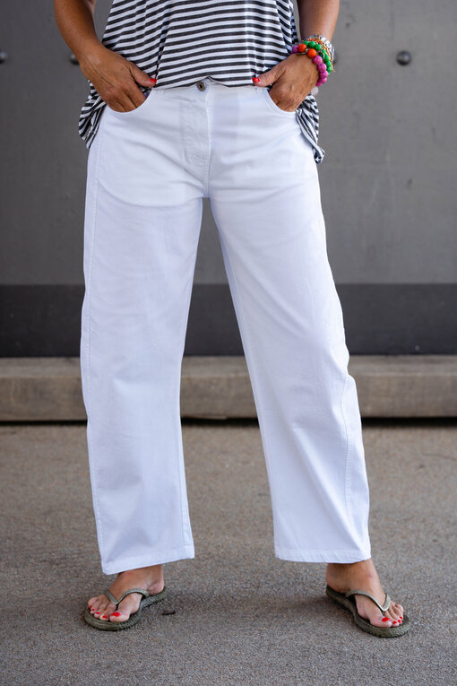 Sommer Hose “OLYMPIA” weiß (H24)