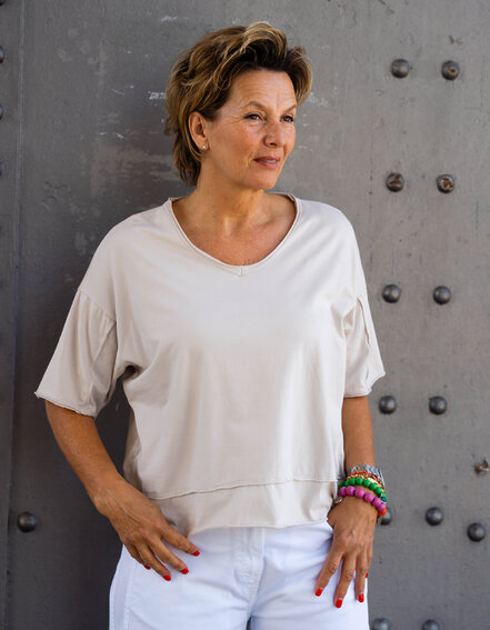 FRAUENSACHE - Lockeres Shirt "ALJONA" (BA51)