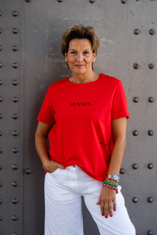 Leichtes Shirt “TOSCA” spicy red (SE09)