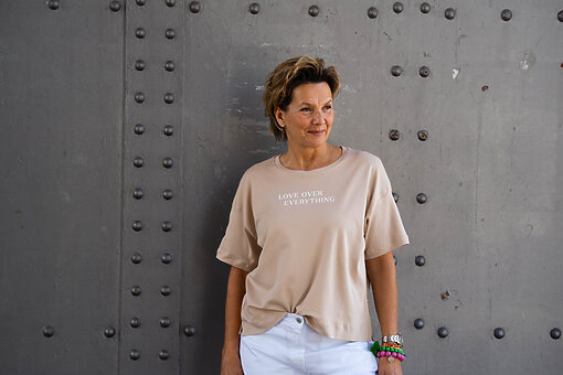 Lockeres Shirt “INARA” bleached sand (SE02)