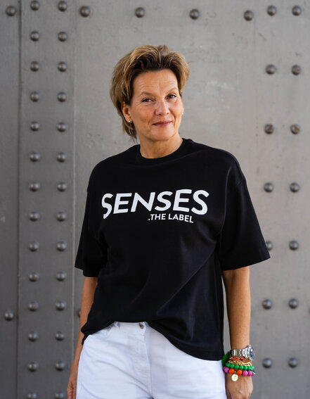 SENSES. THE LABEL - Logo Shirt "LARISSA" (SE25)