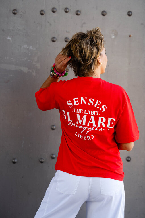 Oversized Shirt “TECLA” spicy red (SE30)