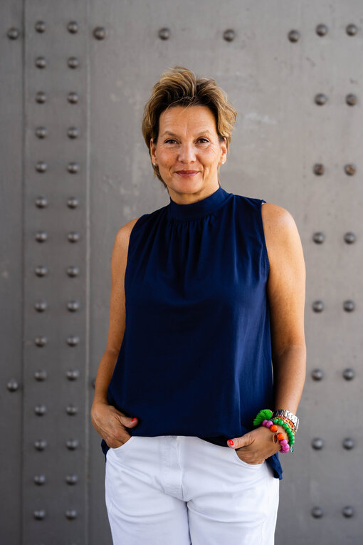 Leichte Bluse “PHILIPPA” dunkelblau (BA17)
