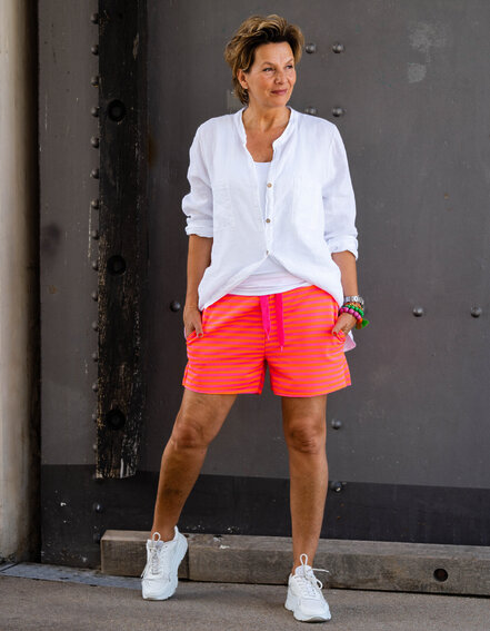 FRAUENSACHE - Sportliche Streifen Shorts "HANNI" (GW202)