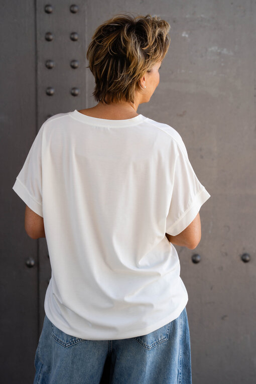Feines Shirt “SMILLA” wollweiß (BA45)