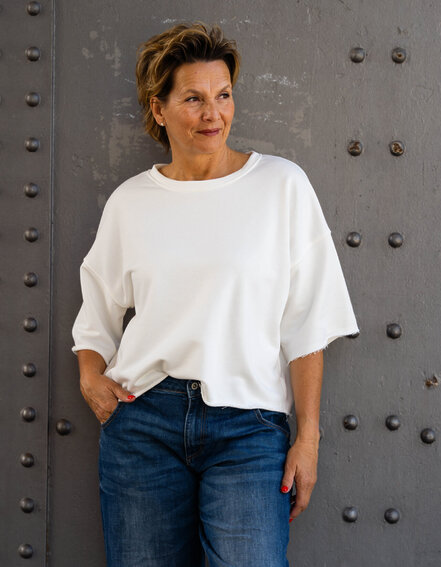 FRAUENSACHE - Kurzarm Sweater "NOOR" (GW26)