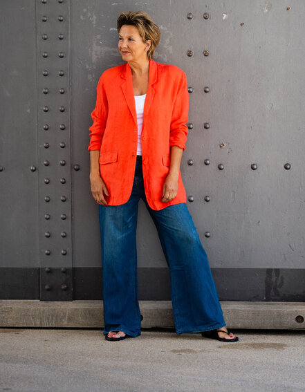 FRAUENSACHE - Oversized Leinenblazer "VIOLA" (GW62)