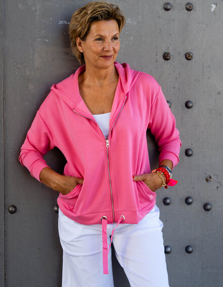 SENSES.THE LABEL - Kapuzensweatjacke "YLVIE" (SE32)