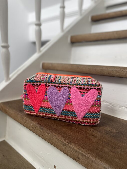 Kleine Tasche “3 HEARTS” (NOI29)