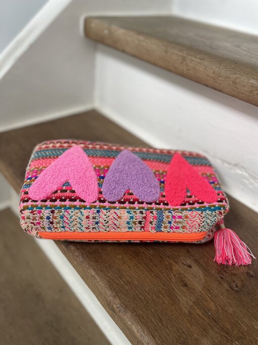 Kleine Tasche “3 HEARTS” (NOI29)